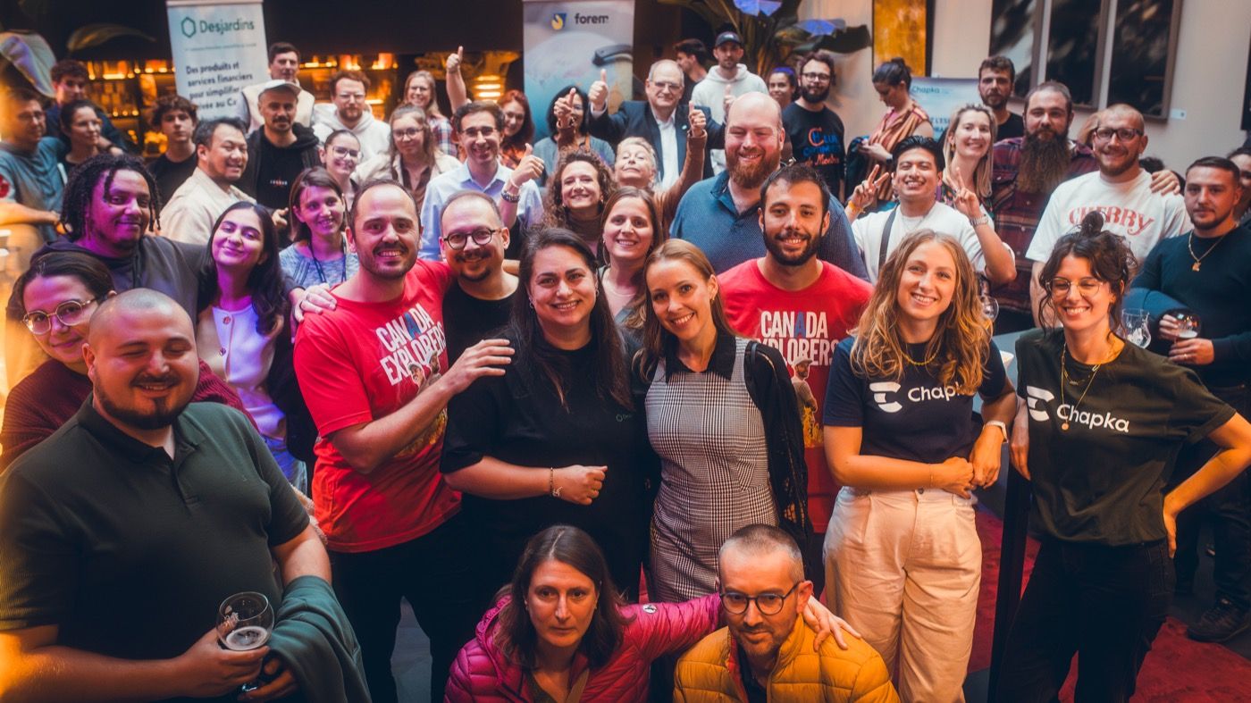 Photo de groupe de la tournée Cap sur le Canada 2025